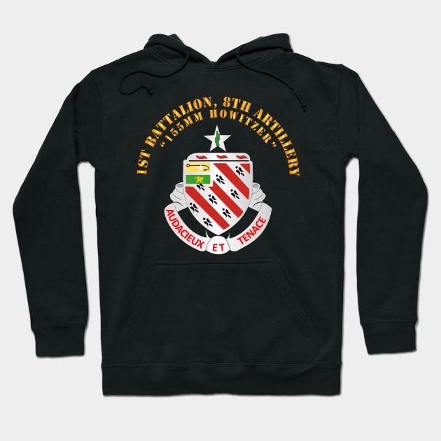 1st Battalion, 8th Artillery - V1 wo DS Hoodie by twix123844